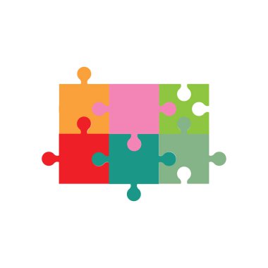 Bulmaca vektör vektör çizimi