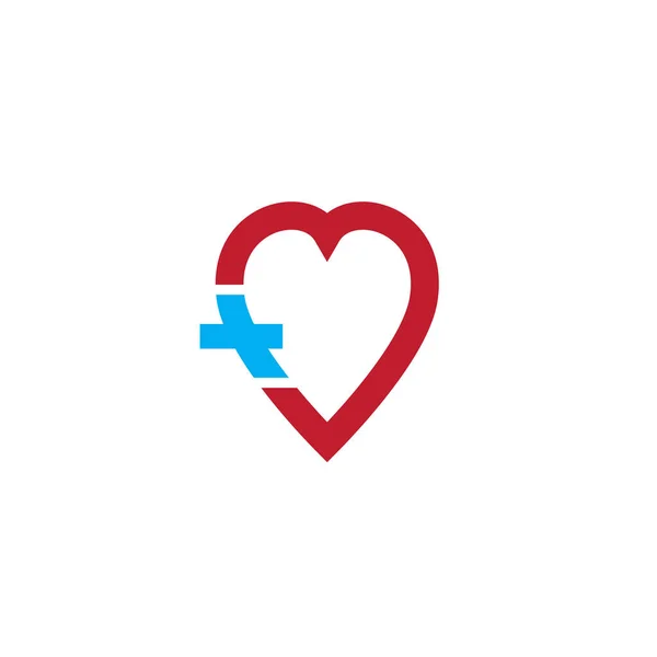 Medizinisches Kreuz Gesund Logo Vorlage Vektorsymbol — Stockvektor