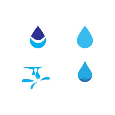 su damlası Logo Şablonu vektör çizimi tasarımı