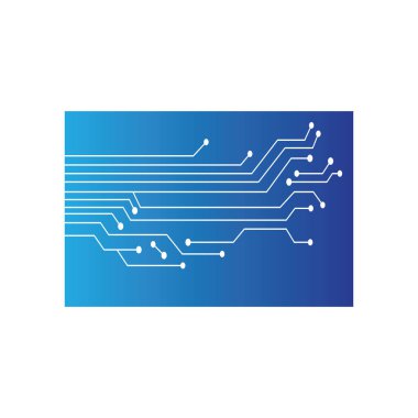 Soyut gelecek dijital bilim teknolojisi kavramı