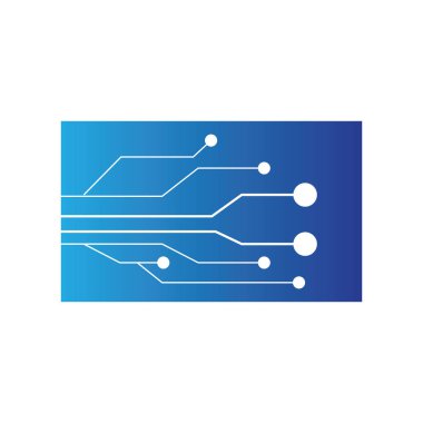 Soyut gelecek dijital bilim teknolojisi kavramı