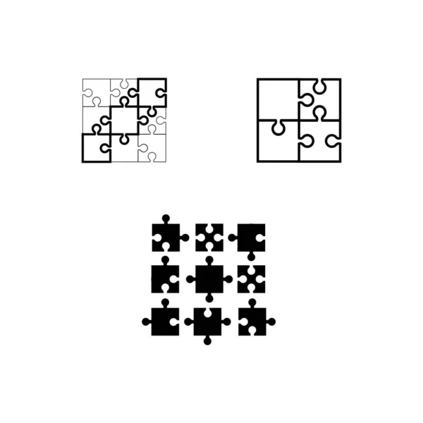 Vektorová Ilustrace Vektoru Puzzle — Stockový vektor
