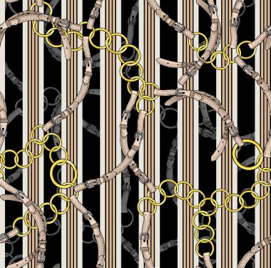 Kalın ince çizgiler ve kemer deseni