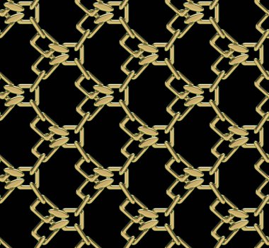 Tekstil yaz ve kış trendi kalıpları, kusursuz tekrarlayan kalıplar, sonsuz renkli zincir şekilleri, baskı kalıpları