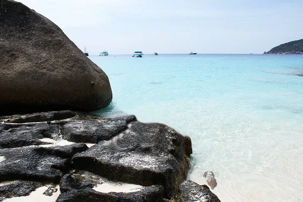 Île Tropicale Thaïlande Océan Pierres — Photo