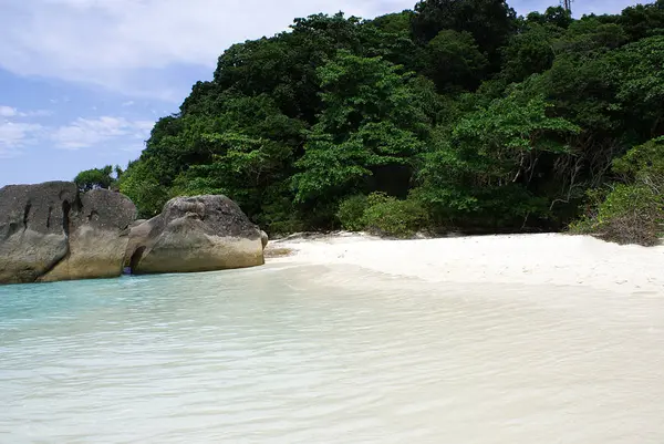 Spiaggia Tropicale Sull Isola Della Thailandia Oceano — Foto Stock