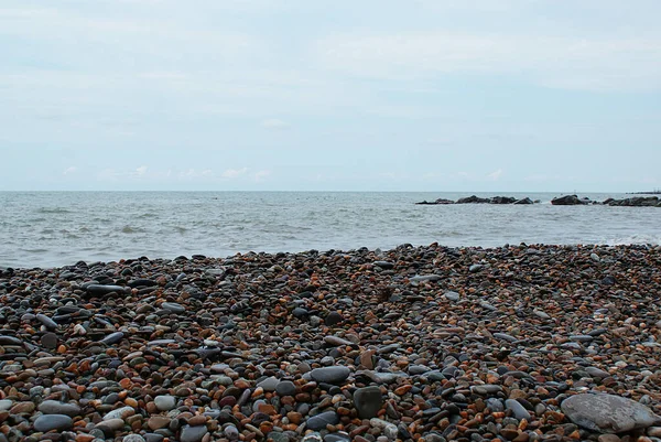 Steine Meer Steine Strand — Stockfoto