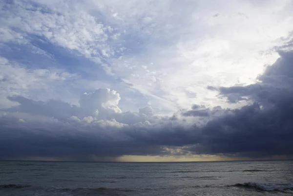 Beautiful Sky Clouds Sea Stock Picture