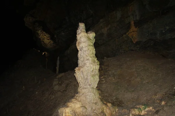 Cave Stalactites Stalagmites Underground Cave Rocks — Stock Photo, Image