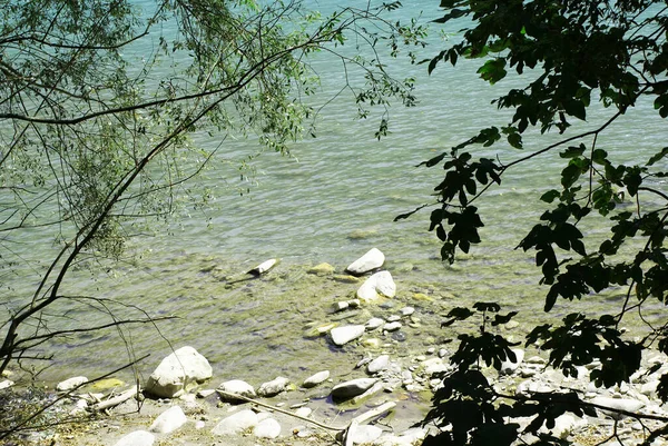 Schone Rivier Bergen Schilderachtig Uitzicht Natuur — Stockfoto