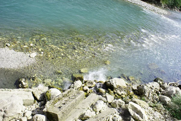 Чиста Річка Горах Мальовничий Краєвид Природа — стокове фото