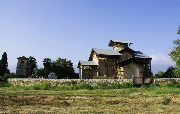 Devastated Temple Medieval Building View — Stock Photo, Image