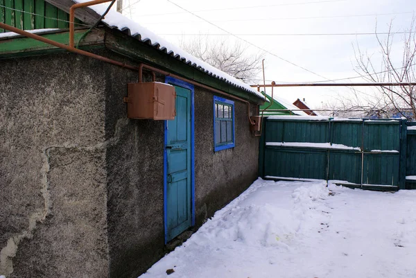 Immeuble Maison Située Dehors Ville Vue — Photo