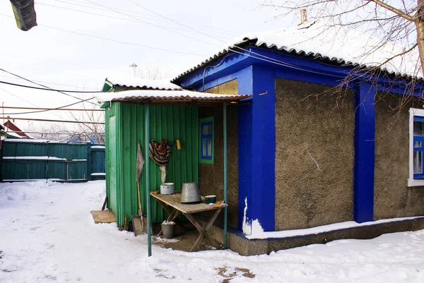 Immeuble Maison Située Dehors Ville Vue — Photo