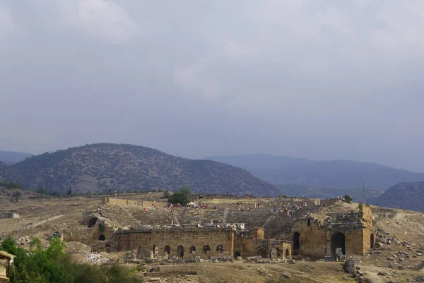 Amphitheater Ancient Greco Roman City Ruins Turkey — Stock Photo, Image