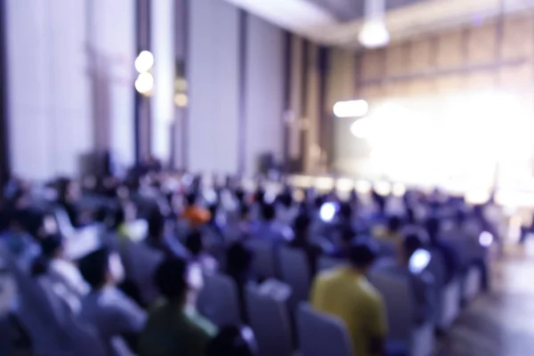 Público Abstrato Desfocado Pessoas Evento Conferência Imprensa Reunião Seminário Corporativo — Fotografia de Stock