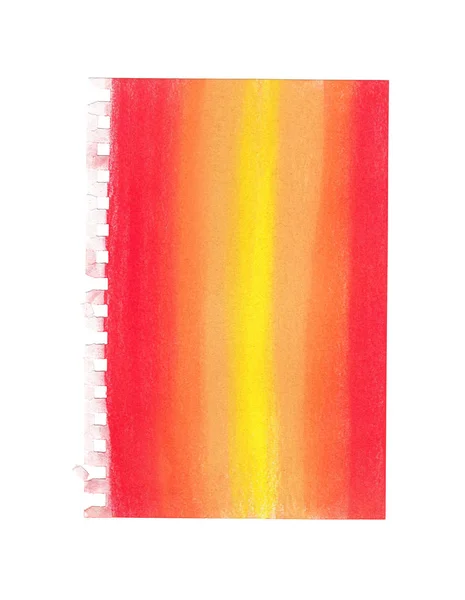 赤オレンジ色のパステル カラーのグラデーションと紙のシート — ストック写真