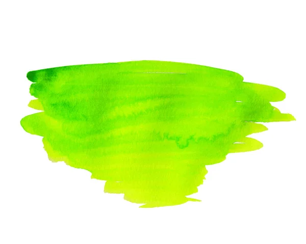 Акварельний абстрактний фон зеленого кольору — стокове фото