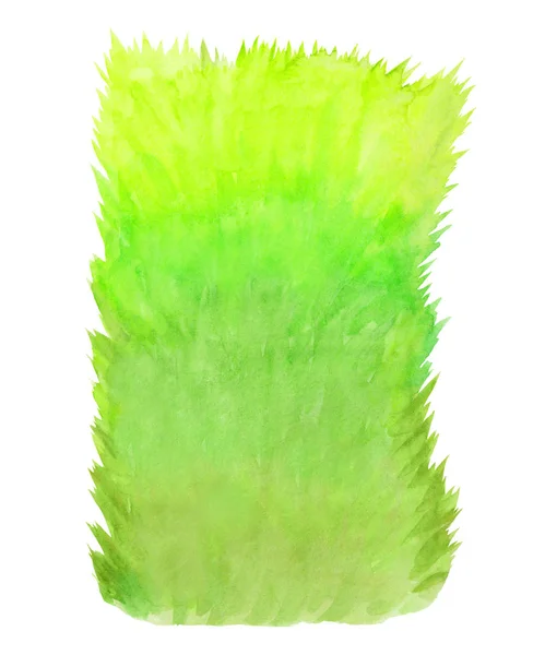 Акварельний фон у вигляді зеленого газону — стокове фото