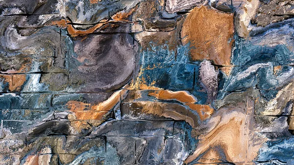 Özetler renkli dijital sanat fotoğrafı