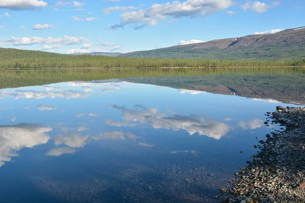 Horské Jezero Náhorní Plošiny Putorana Letní Vodní Krajina Východní Sibiře — Stock fotografie