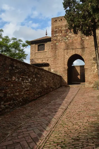 Фортеця Малага Андалусії Пам Ятками Південної Іспанії — стокове фото