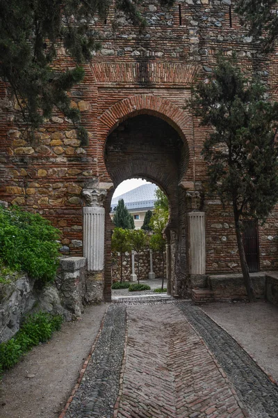 Fortaleza Málaga Andalucía Lugares Interés Del Sur España — Foto de Stock