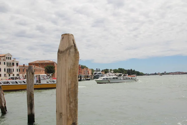 Venezia Vista Dal Lato Della Laguna Paesaggi Acquatici Venezia Mare — Foto Stock