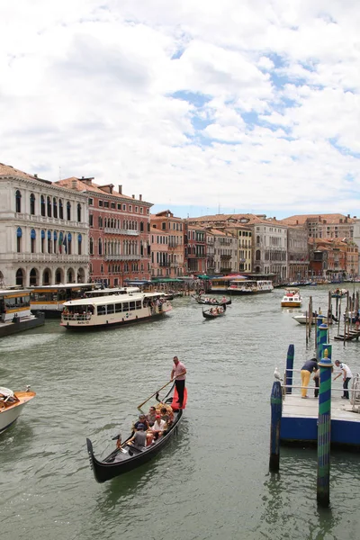 Grand Canal Venice Widest Road City Highway Free Movement — Stock Photo, Image