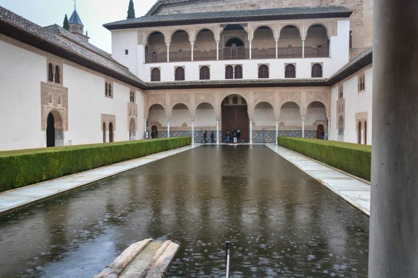 Podzim Granada Alhambra Dědictví Unesco Andalusie Španělsko — Stock fotografie