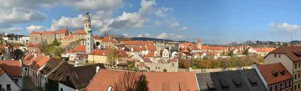 Panorama Cesky Krumlov Ville Est Inscrite Patrimoine Mondial Unesco — Photo