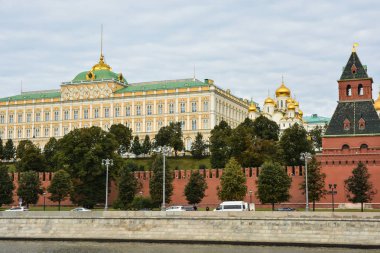 Grand Kremlin Palace, Moskova. Kremlin dolgu ve Ekim ayında Rusya Federasyonu Başkanı Grand Villası.