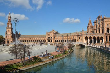 Plaza İspanya'nın (Sevilla). Plaza de Espaa bir dönüm noktası Seville, Andalusia başkenti olduğunu. 