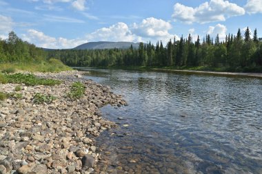 Shchugor Milli Parkı Yugyd VA Nehri'nin üst ulaşır Unesco Dünya Mirası site Virgin Komi ormanların nesne.
