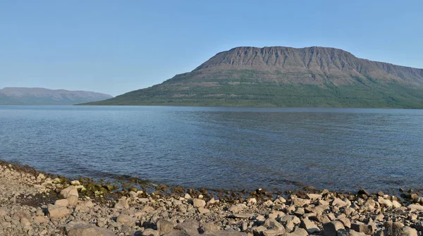 Putorana Plato Üzerinde Gölü Panoraması Kuzey Sibirya Yaz Manzara — Stok fotoğraf