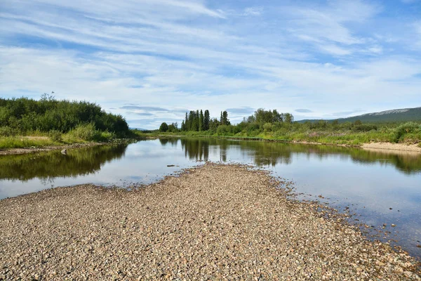 Felső Eléri Folyó Shchugor Nemzeti Park Yugyd Objektum Unesco Világ — Stock Fotó