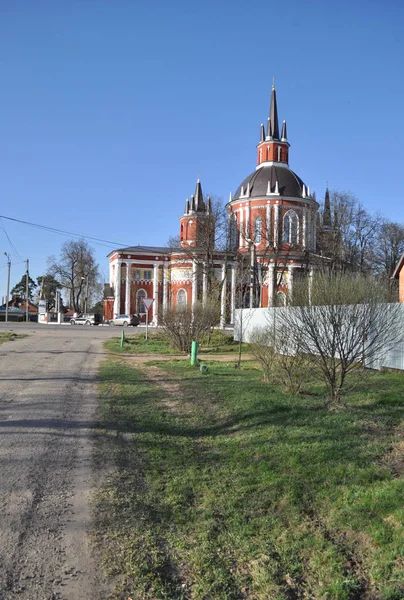 Kerk Van Sint Nicolaas Wonderdoener Het Dorp Tsarevo Poesjkin District — Stockfoto