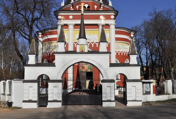 니콜라우스 Saint Nicholas Wonderworker 교회는 모스크바 지역의 Tsarevo Pushkin 마을에 — 스톡 사진
