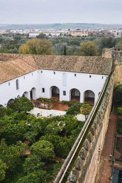 Alcazar Des Rois Chrétiens Cordoue Forteresse Médiévale Située Dans Centre — Photo