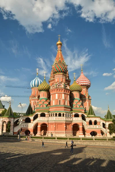Basil Cathedral Moscow Pokrovsky Temple Capital Russia — Stock Photo, Image