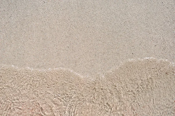 Texture Sand Beach Mediterranean Sea Island Crete Greece — Stock Photo, Image