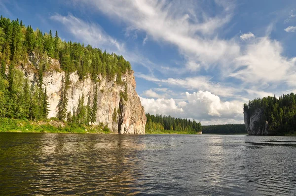 Rocks River Schugor Komi Republic National Park Yugid Northern Urals — Stock Photo, Image