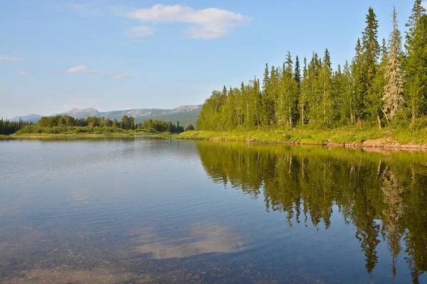 National Park Yugyd River Shchugor — Stock Photo, Image