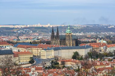 Prague Castle UNESCO dünya miras listesi var. Çek Cumhuriyeti Ulusal Tapınak.
