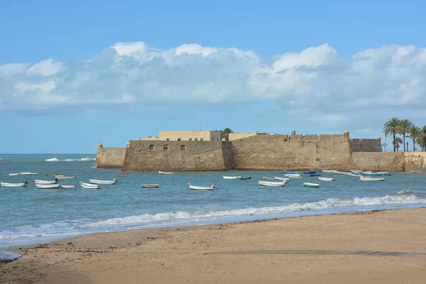 Fortress Santa Catalina Cadiz Castillo Santa Catalina Fortification Building South — Stock Photo, Image