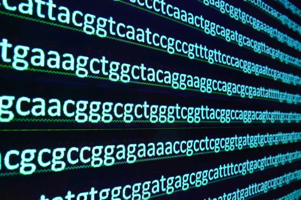 Modern technology: DNA sequencing. The letter symbols sequence of nucleotide bases in nucleic acids.