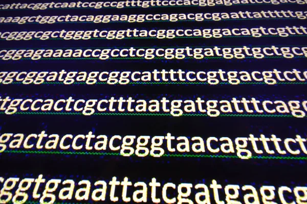 Sequenciando o gene . — Fotografia de Stock