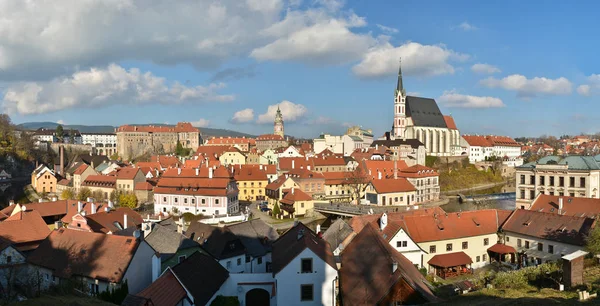 Panorama de Cesky Krumlov . — Photo