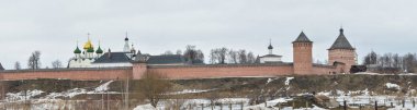 Suzdal'da Bahar, panorama. 