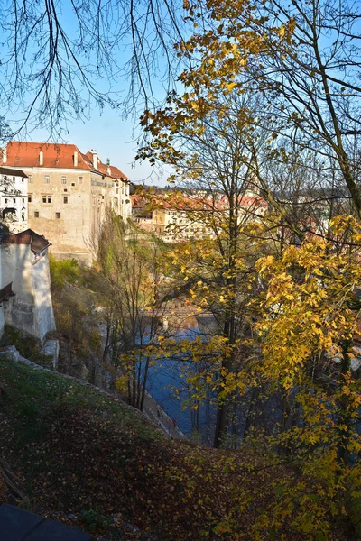 Cesky Krumlov jest wpisany na listę światowego dziedzictwa UNESCO. — Zdjęcie stockowe